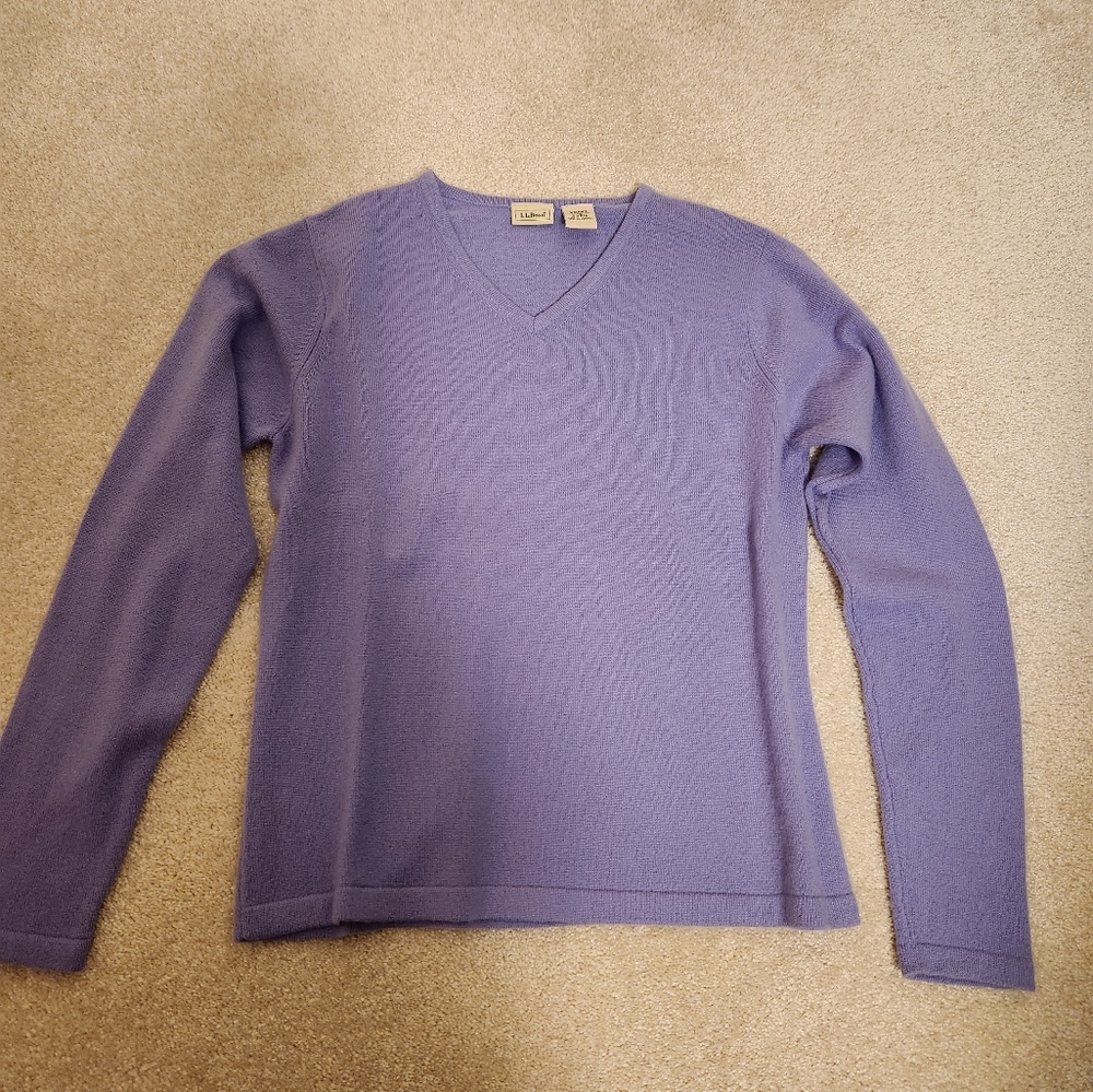 LL Bean 100% cashmere sweater, XS